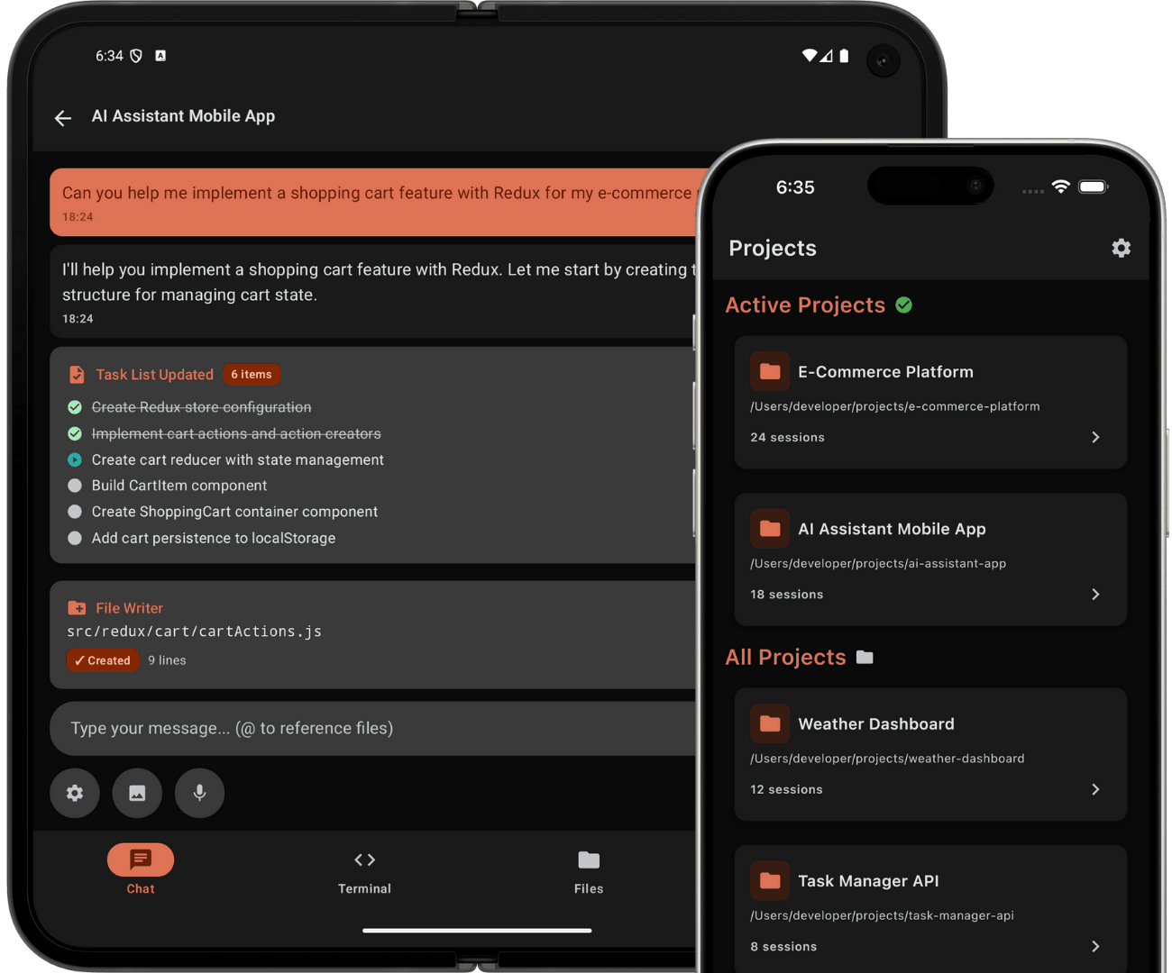 CodeRelay Mobile App